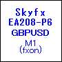 Skyfx EA208-P6 GBPUSD(M1) 自動売買