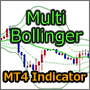 【MT4インジ】ラインタッチでアラートやWAV再生可能なボリンジャーバンド！[Multi_Bollinger] Indicators/E-books