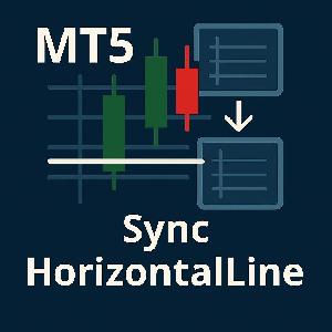 【MT5】水平線同期インジケーター【SyncHorizontalLine】