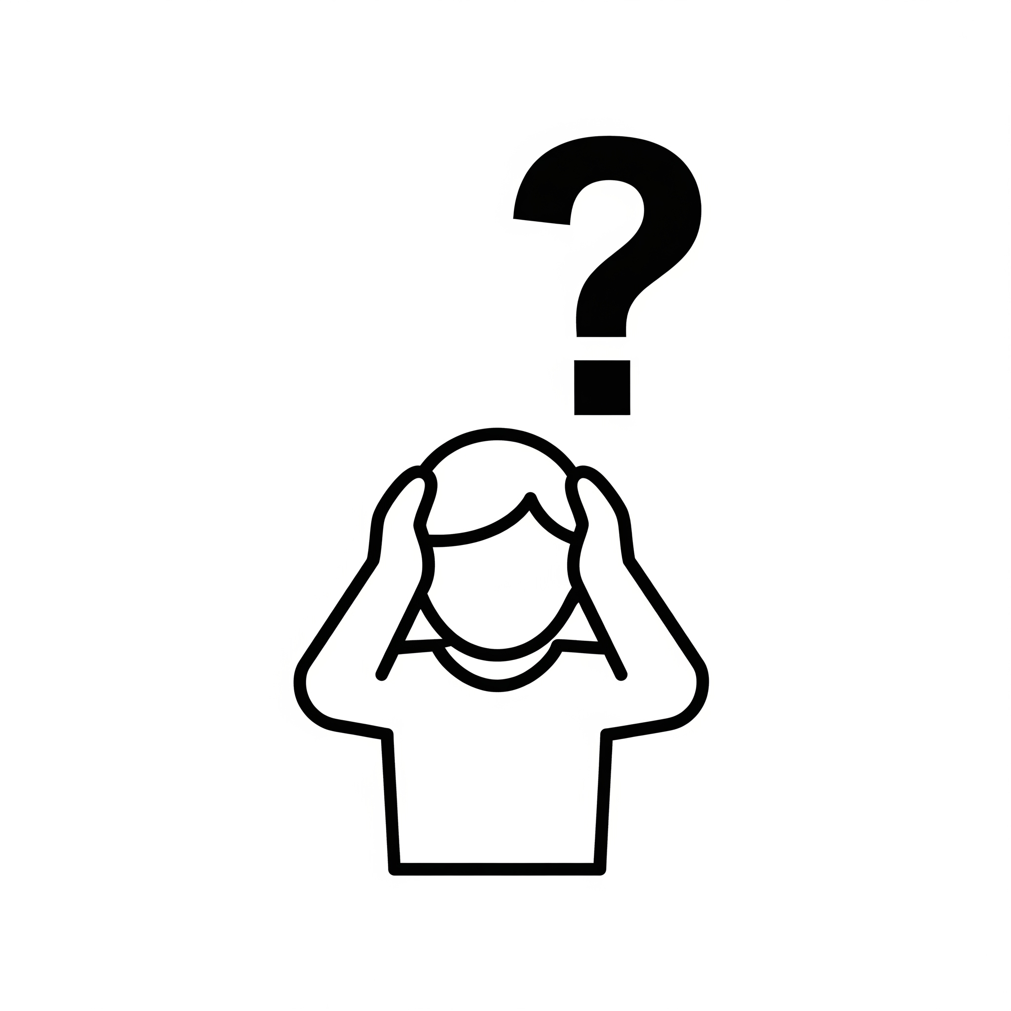 悩む人のアイコン