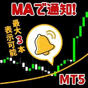 【移動平均線通知インジケーター】TouchAlert MA  (MetaTrader5アプリ)