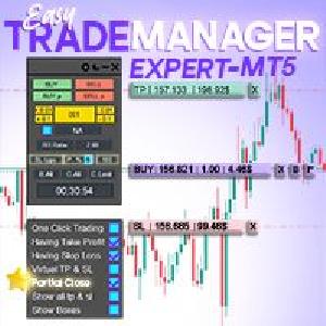 Easy Trade Manager Expert in MT5 