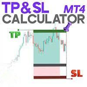TP & SL Calculator Indicator for MT4