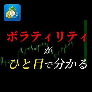 【MT5版】ボラティリティがひと目で分かる便利なインジケーター