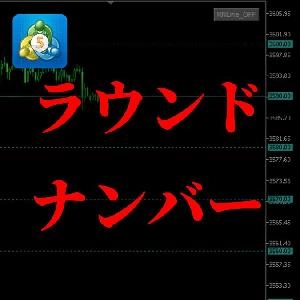【MT5版】ラウンドナンバー（キリ番）に自動でラインを引いてくれるインジケーター