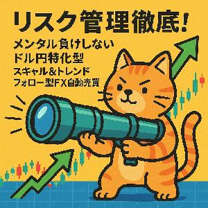 ドル円特化型スキャルとトレンドフォロー　FX自動売買　