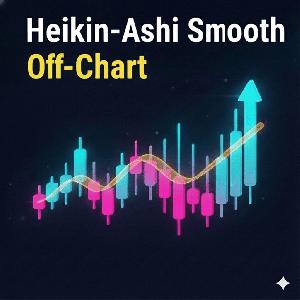 TradingView スムーズ平均足・オフチャート版（Heikin-Ashi Smooth Off-Chart）