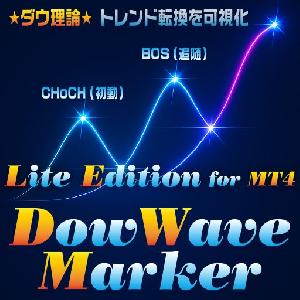 【Lite版】ダウ理論×トレンド構造分析｜DowWave Marker - DWM（MT4専用）