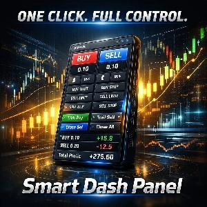 Smart Dash Panel (スマート・ダッシュパネル)～思考を止めない操作性。トレードのストレスをゼロにする注文パネル ※無料版