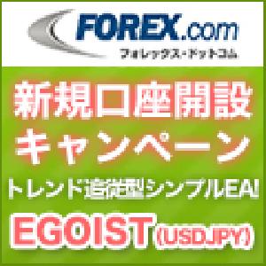 EGOIST (USDJPY)(FOREX.comキャンペーン）