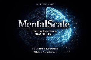 MentalScale｜表示金額を自由調整｜期待値で戦うメンタル制御ツール（MT4/MT5対応）