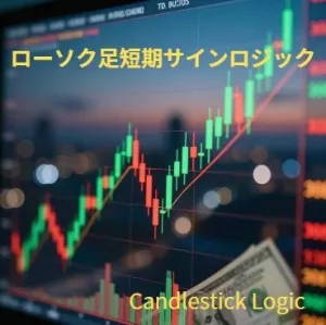 ローソク足短期サインロジック（インジケーター付き）