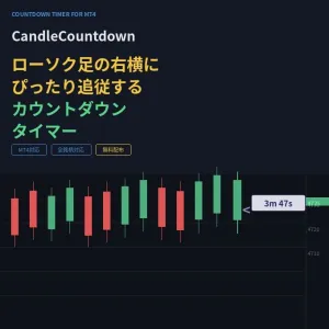 CandleCountdown MT4インジケーター【無料】