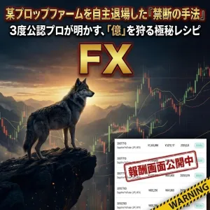 FX：某プロップファームを自主退場した「禁断の手法」３度公認プロが明かす、「億」を狩る極秘レシピ