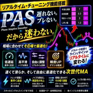 リアルタイム・チューニング機能搭載　Phase Adaptive Smoother MA