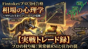 【Fintokei3度合格】禁断手法の実戦トレード録 ～相場のバグを突く「RSI異常値」エントリーの裏側～ 投資ナビ＋