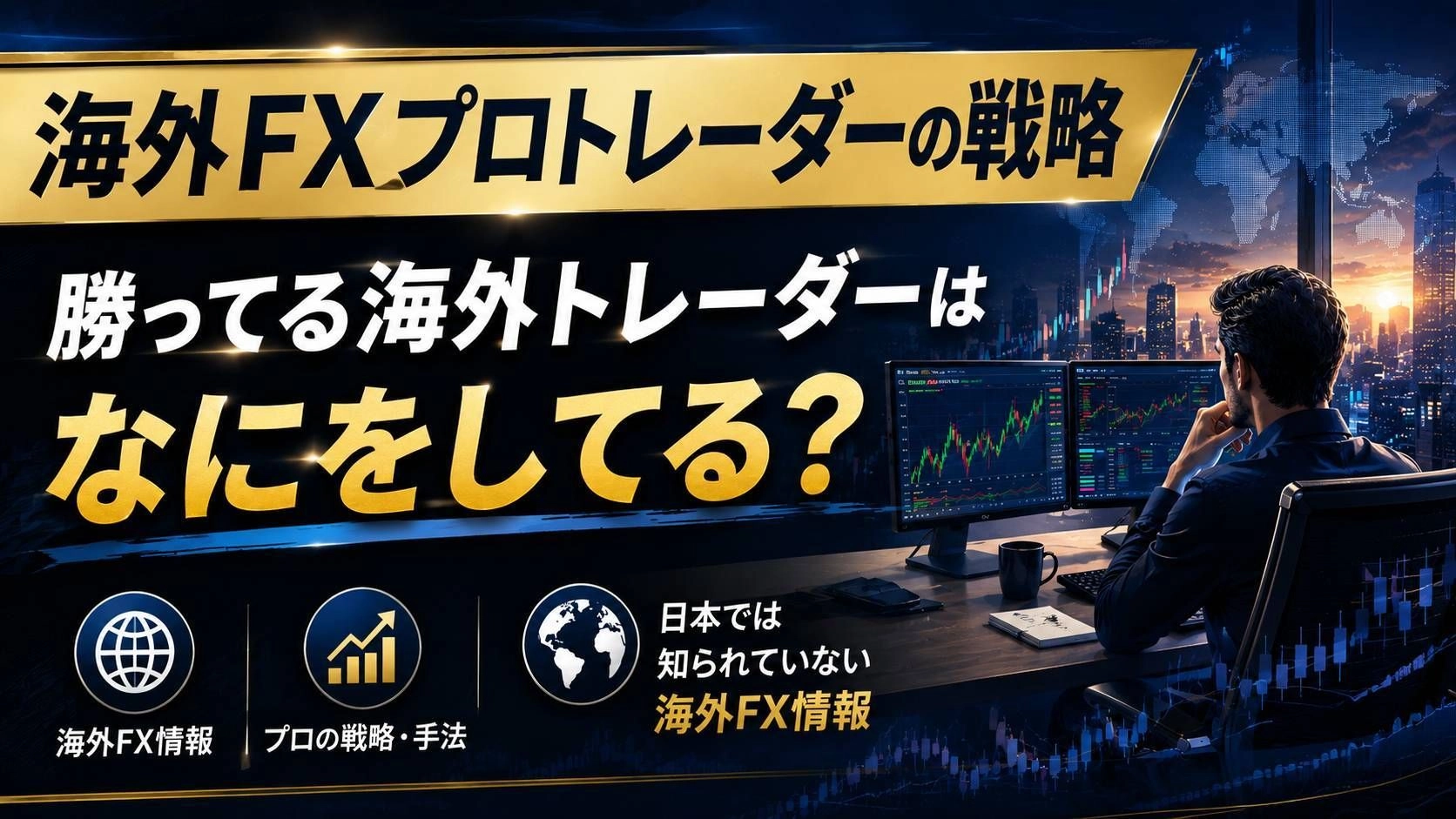 【海外FX情報】勝ってる海外トレーダーはなにをしてる？ 投資Navi+