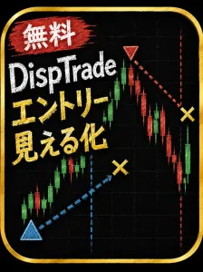 エントリーマーク表示【過去のトレードが見える化・一目瞭然】