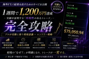 FX｜1週間で1200万円を達成した手法
