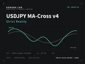 USDJPY MA-Cross v4 (Strict Reality)