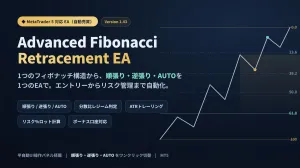 Advanced Fibonacci Retracement EA　自動売買を回しながら、要所は自分の判断でワンクリック介入。