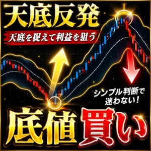 天底反発の極限を捉える ダマシ回避逆張りシステム