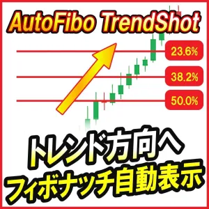 AutoFibo TrendShot - トレンドが“明確に出たとき”だけ、自動でフィボナッチを描く（MT4対応）-