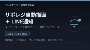 サポレジ自動描画＋タッチ通知＋LINE通知｜MT4/MT5インジケーター