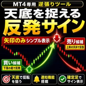 相場の反転シグナルをを矢印で見える化する Reversal Scout FX