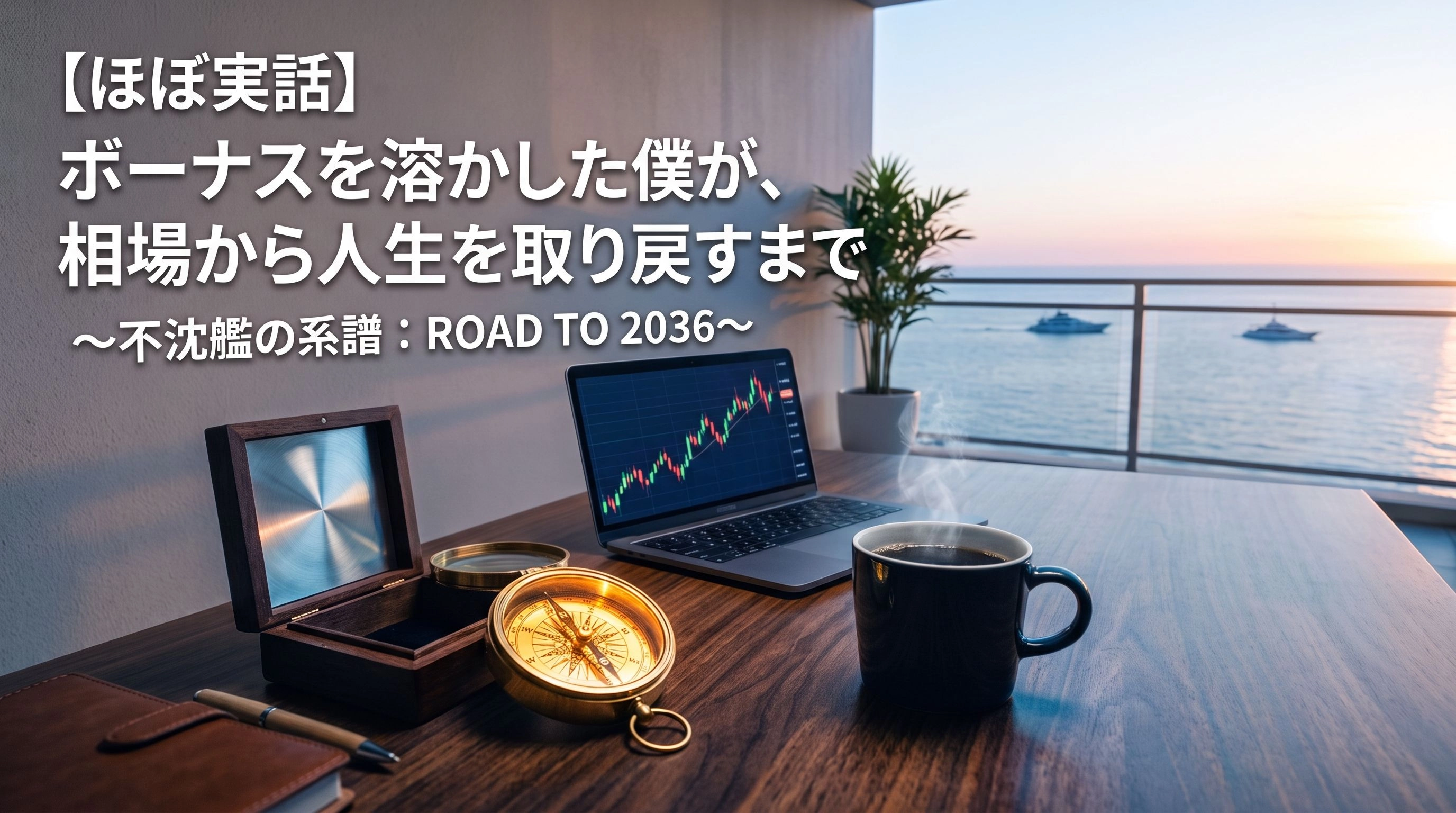 【ほぼ実話】ボーナスを溶かした僕が、相場から人生を取り戻すまで
〜不沈艦EAの系譜：ROAD TO 2036〜 投資ナビ＋