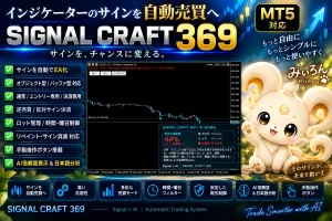 サインインジケーターを自動化 ＆ AI判定スコア 【AI搭載・MT5版】SIGNAL CRAFT 369