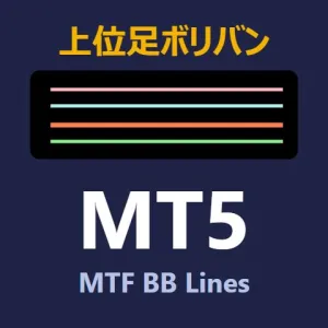 ボリンジャーバンド複数時間足表示【MT5】