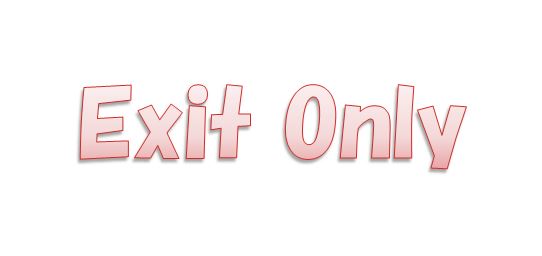 Exit Only Indicators/E-books