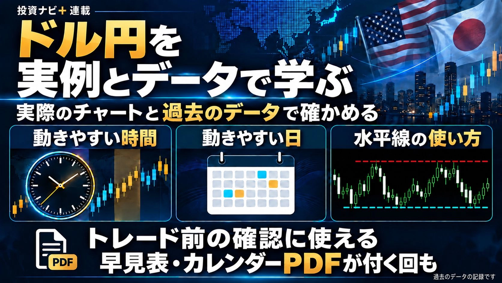 ドル円を実例とデータで学ぶ 投資ナビ＋