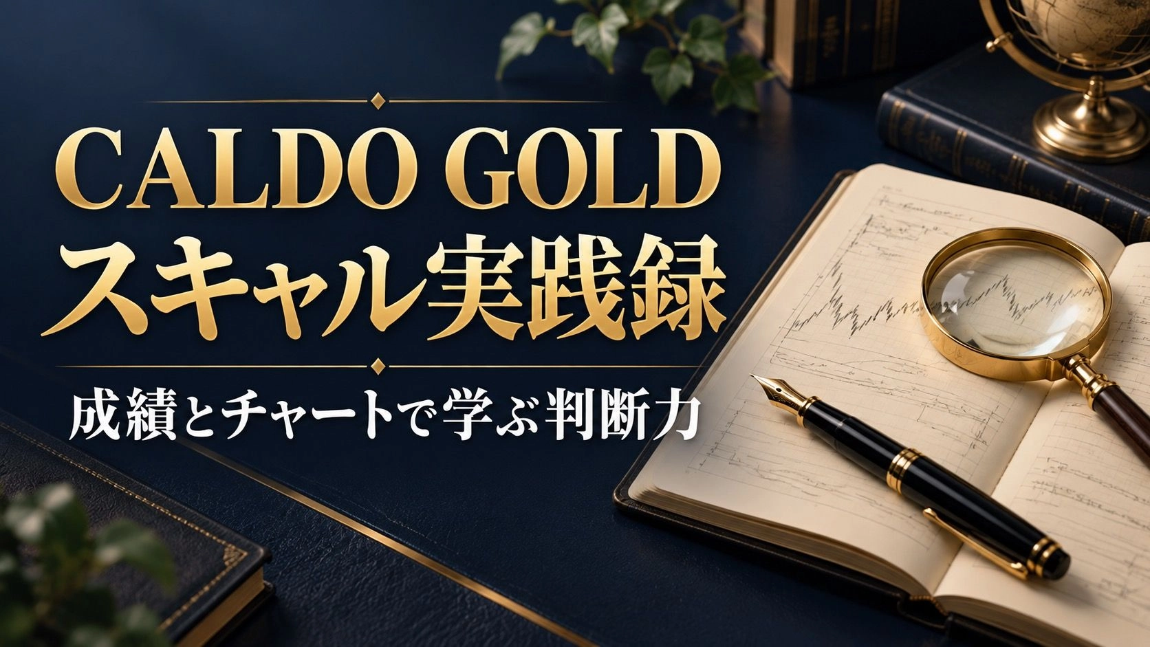 CALDO GOLDスキャル実践録｜成績とチャートで学ぶ判断力 Investment Navi+