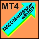 MACDをメインウィンドウに表示するインディケータ(MTF版付き) インジケーター・電子書籍