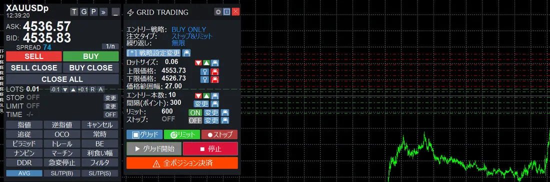 グリッドパネル