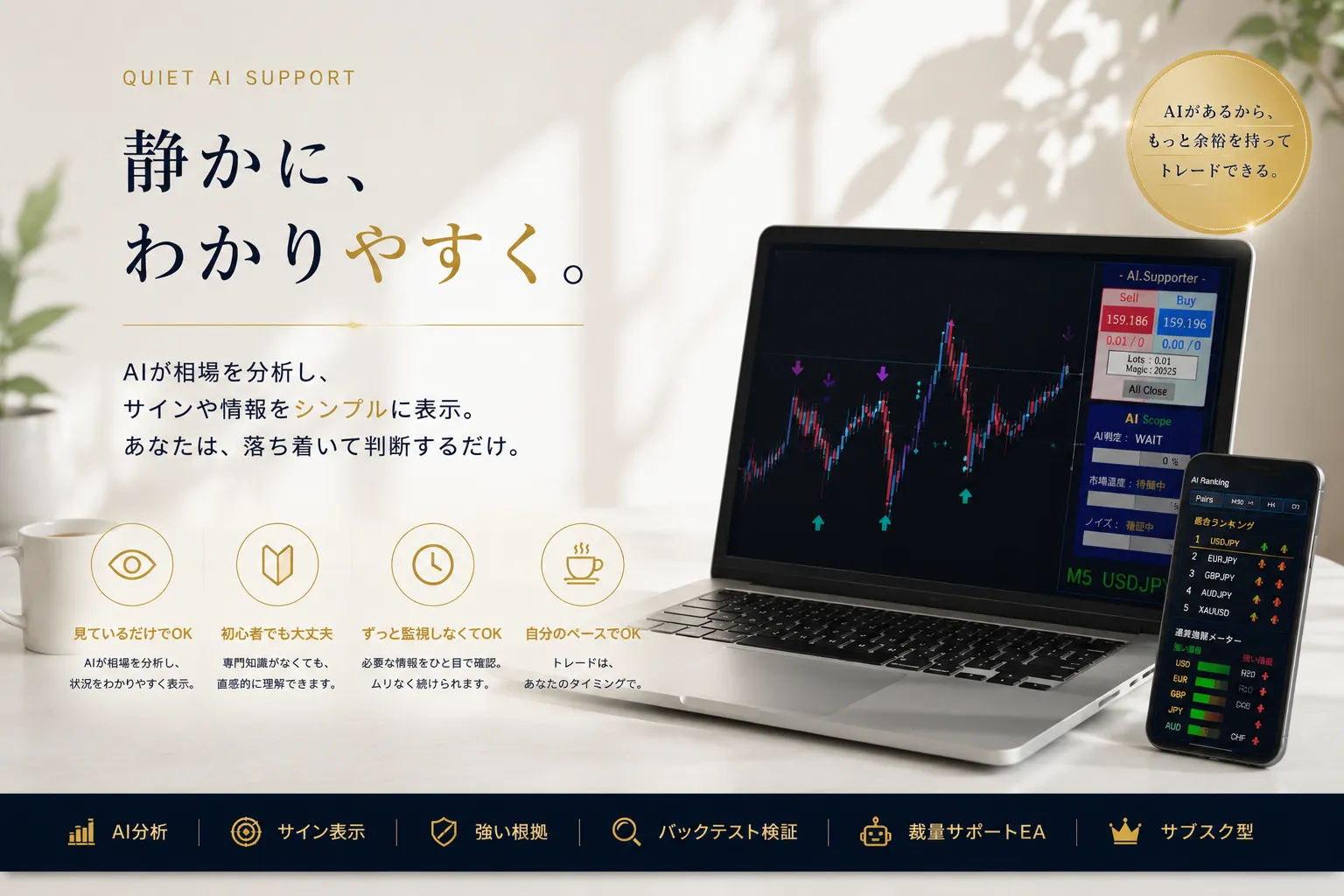 AI.Supporter 静かなAIトレード