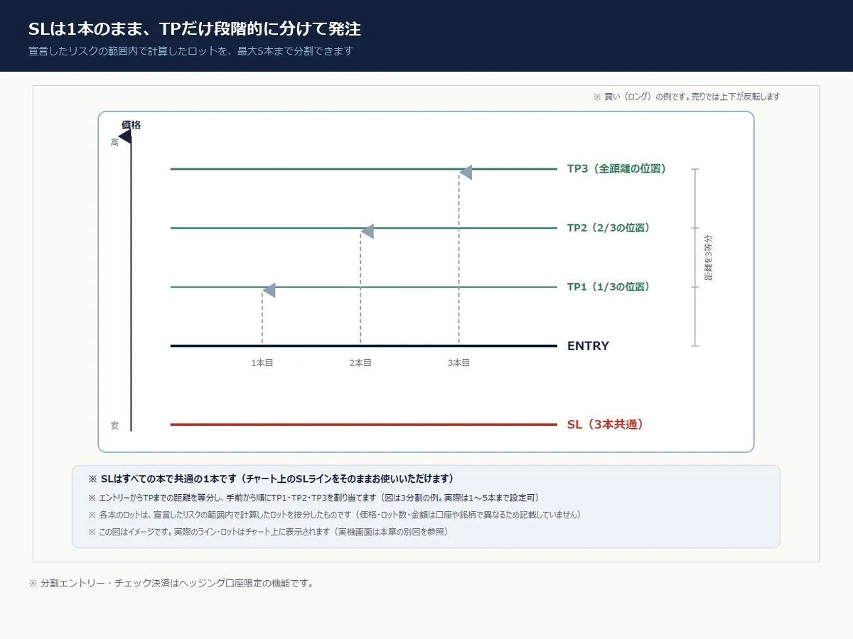分割エントリーの模式図