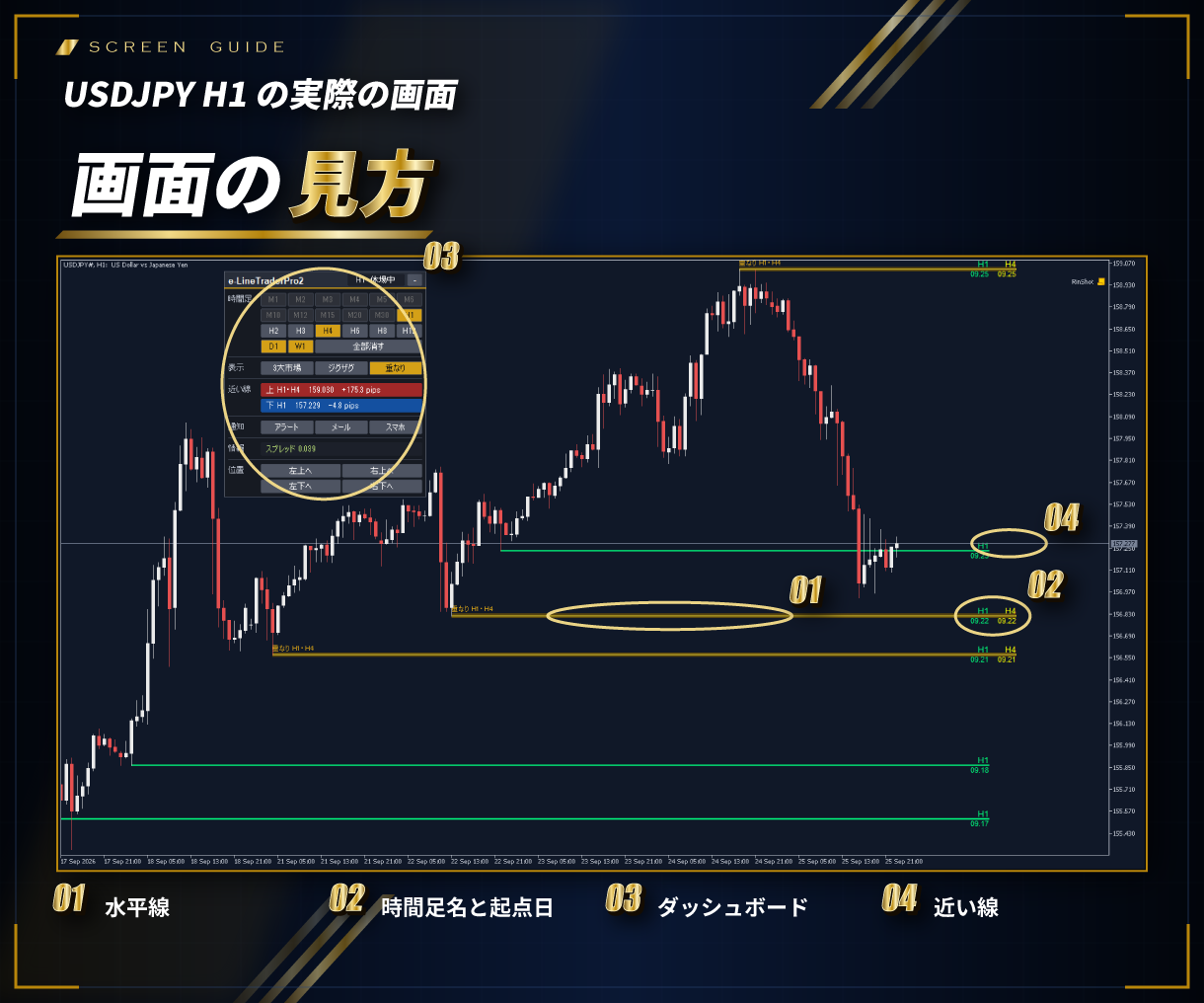 画面の見方