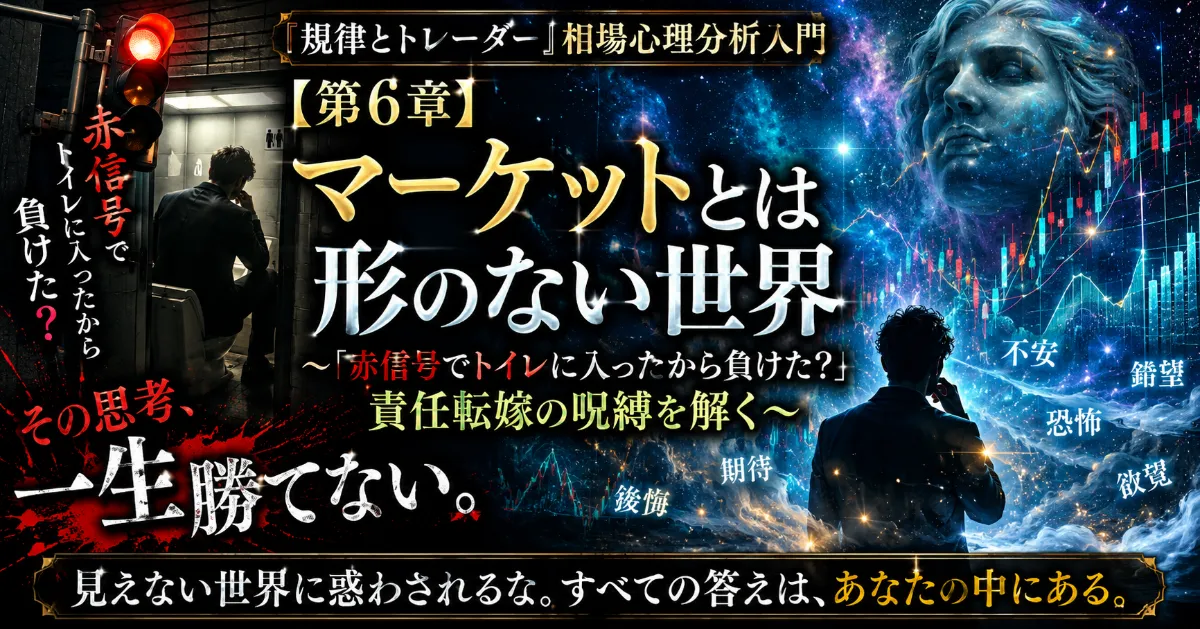 『規律とトレーダー』相場心理分析入門【第6章】マーケットとは形のない世界_〜