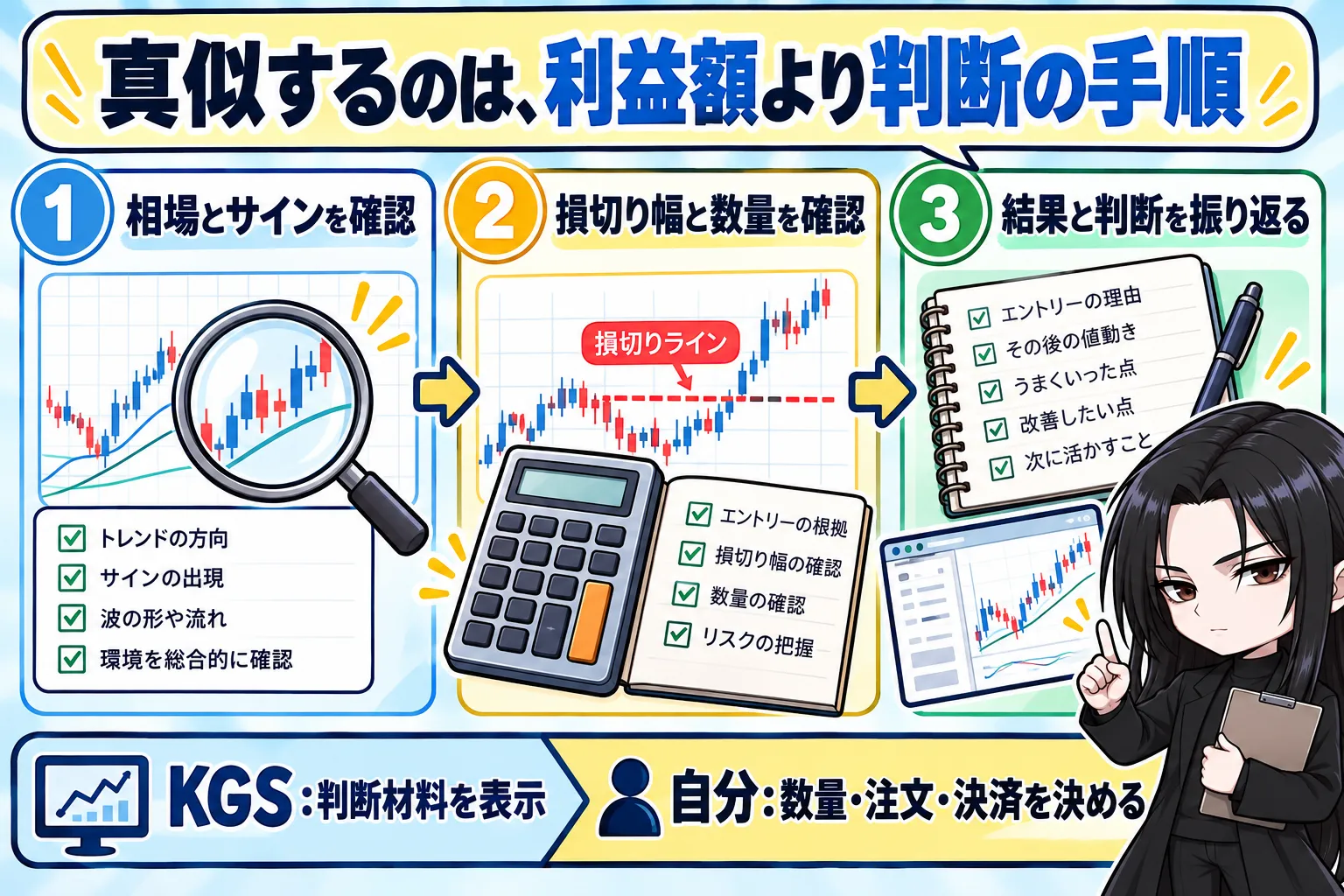 KGSと自分の判断の役割